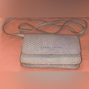 Leather cross body bag